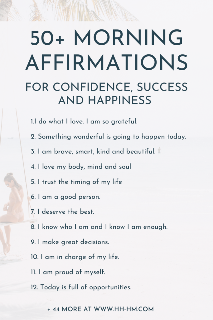 Empowering Positive Morning Affirmations for Success in Life