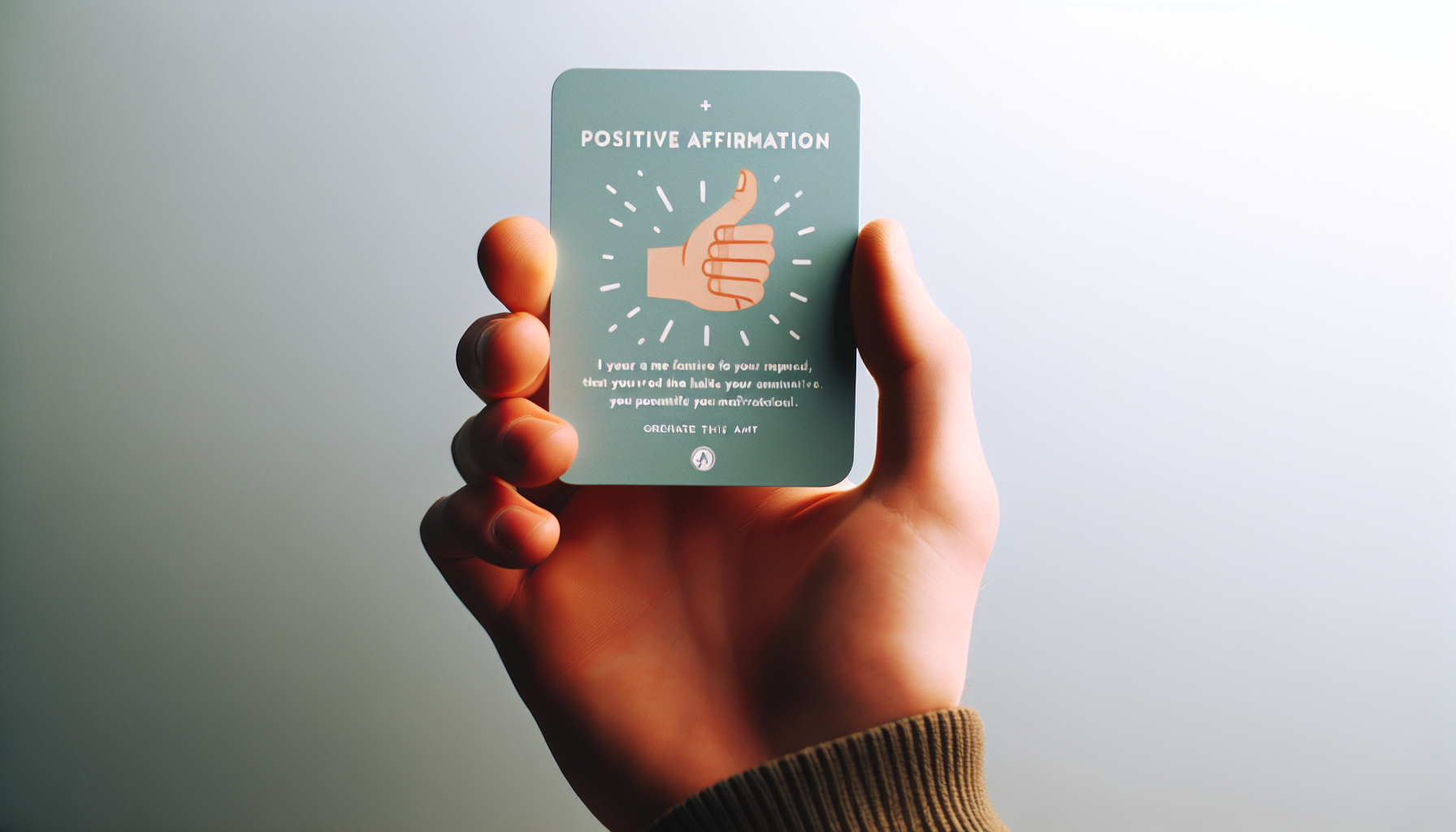Utilizing Positive Affirmation Cards for Success in Life